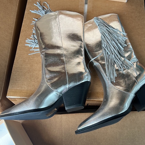 BILLINI ANDI SILVER METALLIC boots - Picture 3 of 6